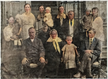 My grandparents Madis and Maarja (front left) and their off-spring